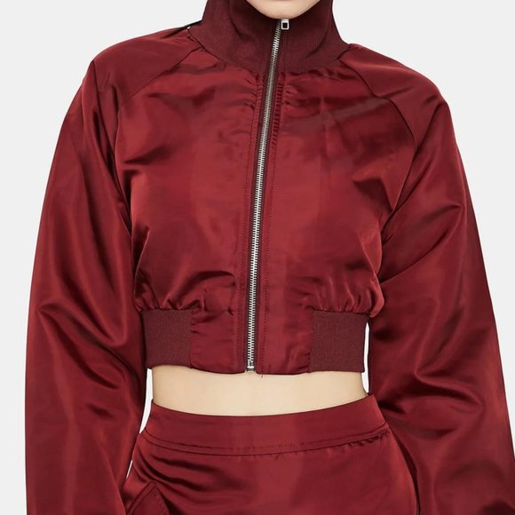 Cropped Bomber Jacket - Le Lis Collection - Picture 5 of 13